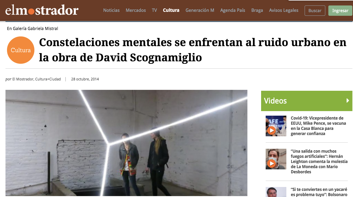 David Scognamiglio en El Mostrador