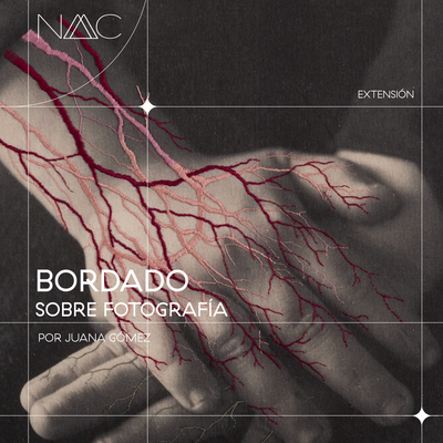 Taller de bordado sobre fotografía en textil