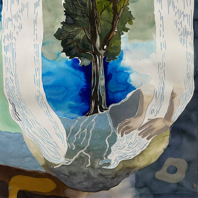 La luna creciente y la savia