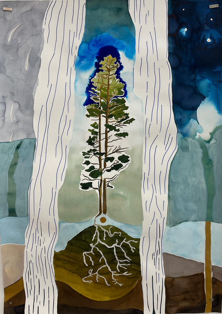 La luna llena y la savia