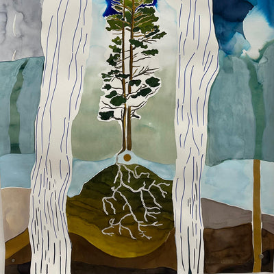 La luna llena y la savia