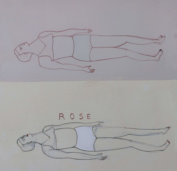 Rose et bleu