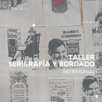 Taller serigrafía y bordado patrimonial